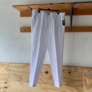 NWT Tasso Elba Linen Pants - XL - White